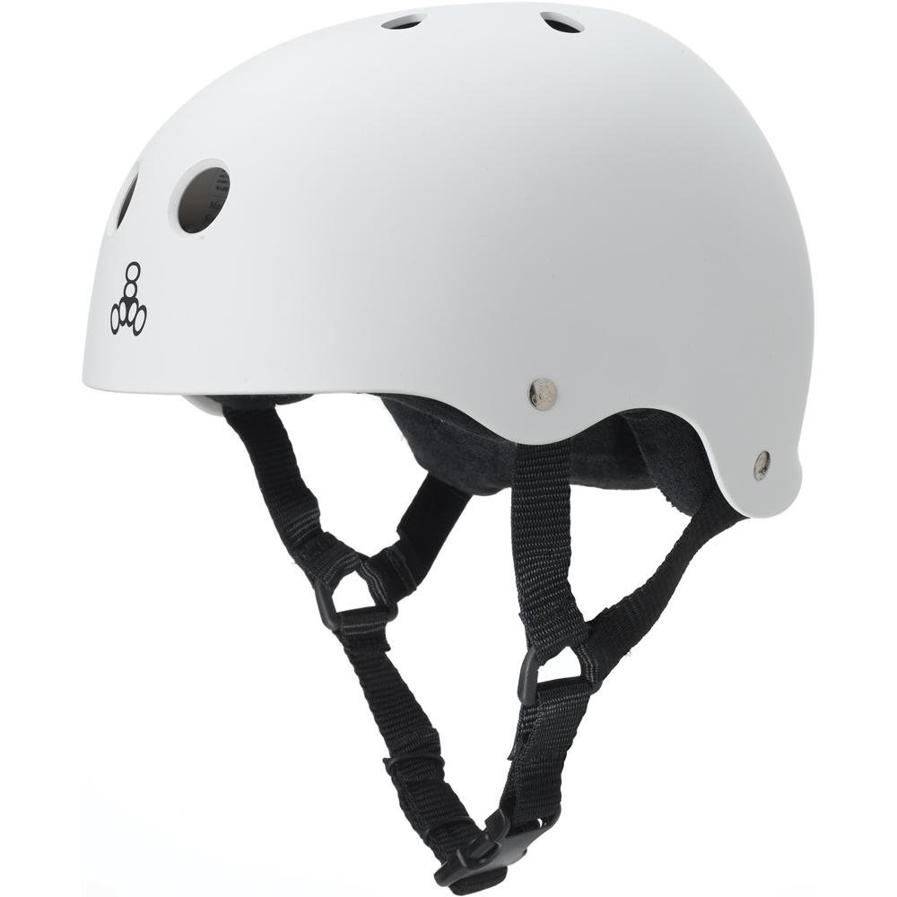 Triple 8: Certified Sweatsaver Helmet (White) - MUIRSKATE