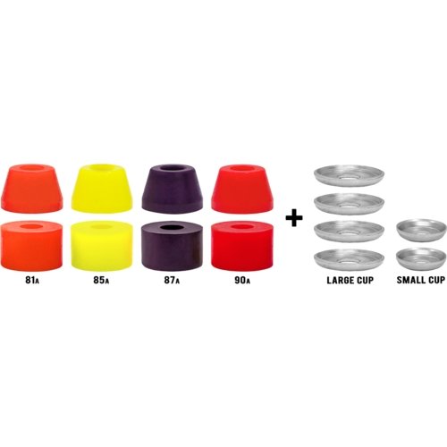 Venom HPF Standard (Barrel & Cone) "Half Sack" Longboard Skateboard Bushings with Washers - MUIRSKATE