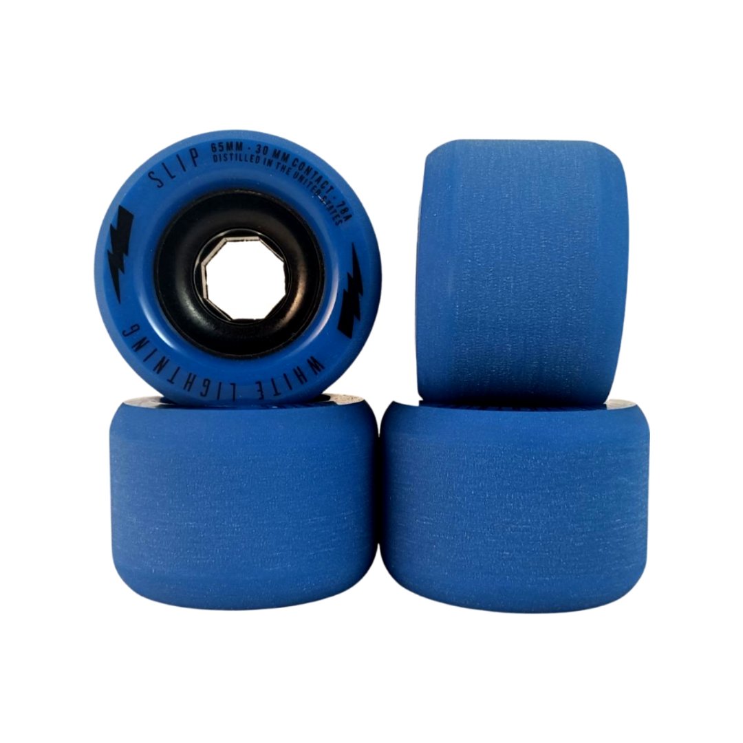 White Lightning: 65mm Center-set SLIP Longboard Wheels - MUIRSKATE