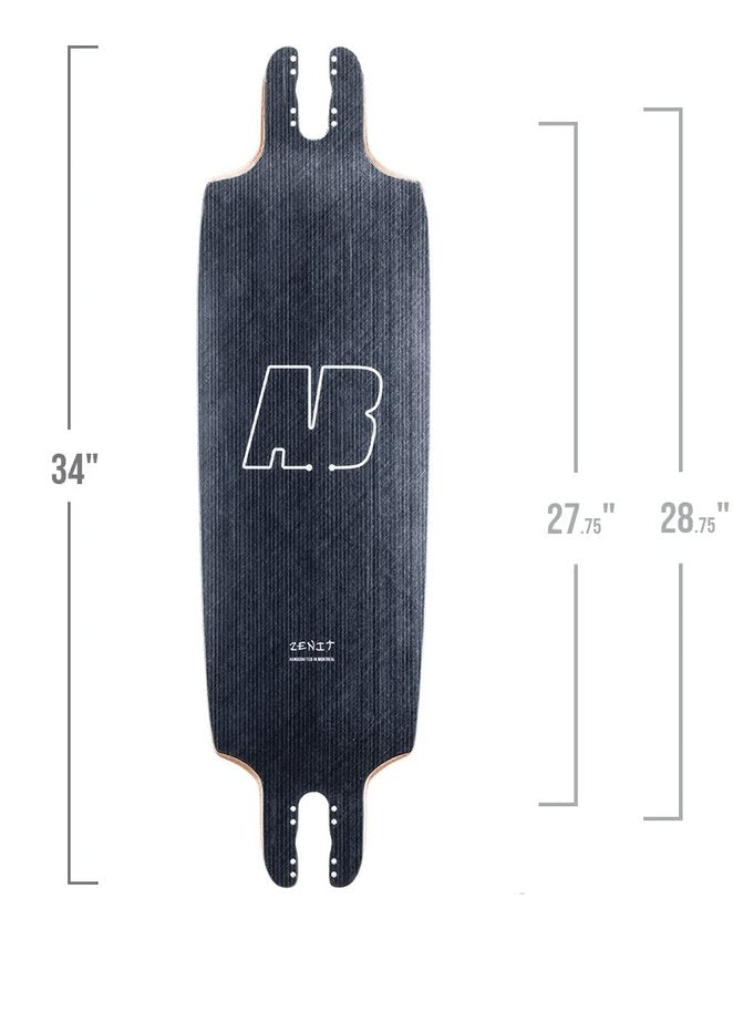 Zenit: AB 34" 3.0 Longboard Skateboard Deck - MUIRSKATE