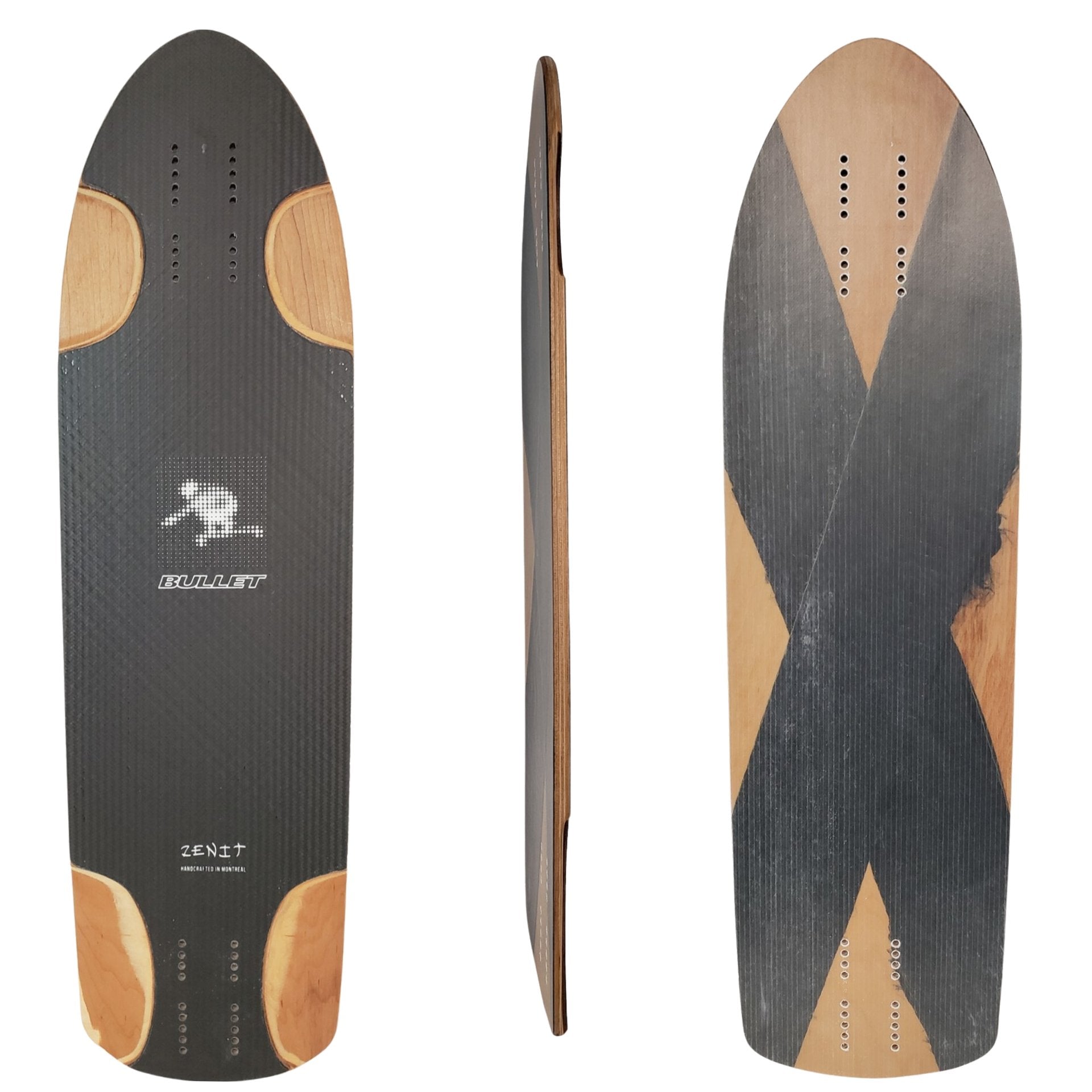 Zenit: Bullet Longboard Skateboard Deck - MUIRSKATE